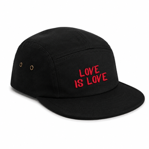 NoBoyz Camper Cap - Love is Love - Black