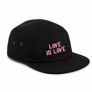 NoBoyz Camper Cap - Love is Love - Black
