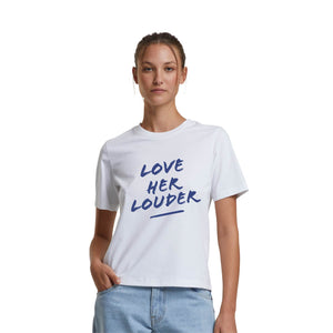 NoBoyz - Love Her Louder  - Ladies Boxy Tee