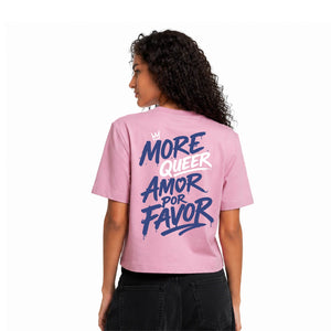 NoBoyz - More Queer Amor Por Favor - Ladies Boxy Tee