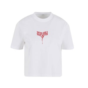 NoBoyz - Tatted Girls Taste Better - Ladies Boxy Tee
